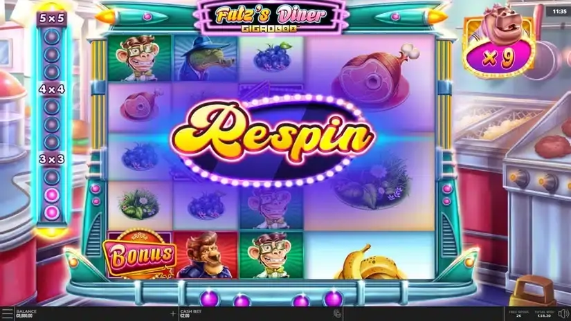Fatz’s Diner slot screenshot 6
