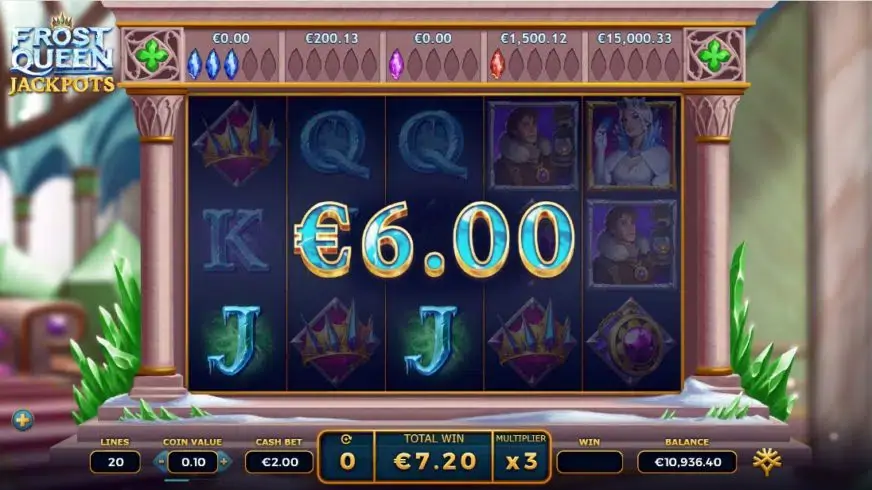 Frost Queen Jackpots slot screenshot 4