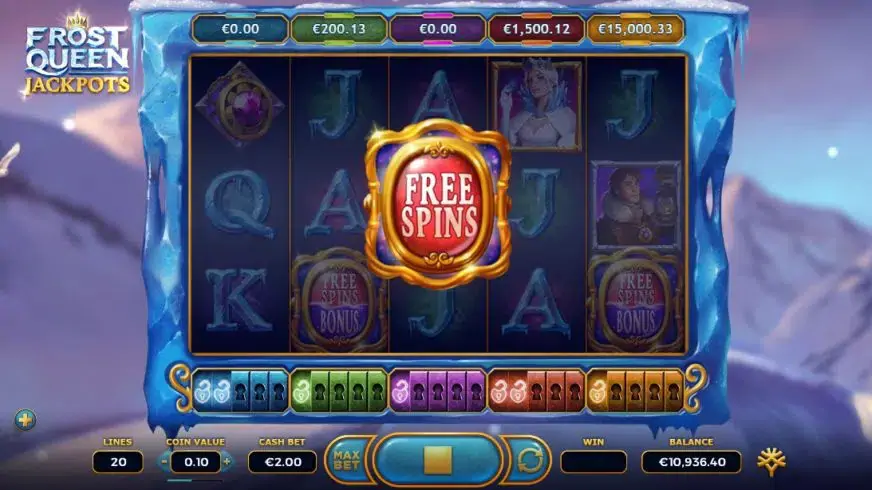 Frost Queen Jackpots slot screenshot 3