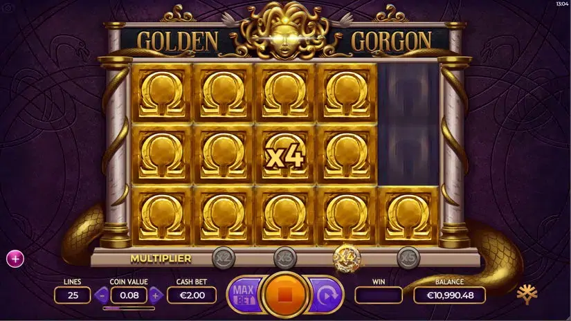 Golden Gorgon slot screenshot 2