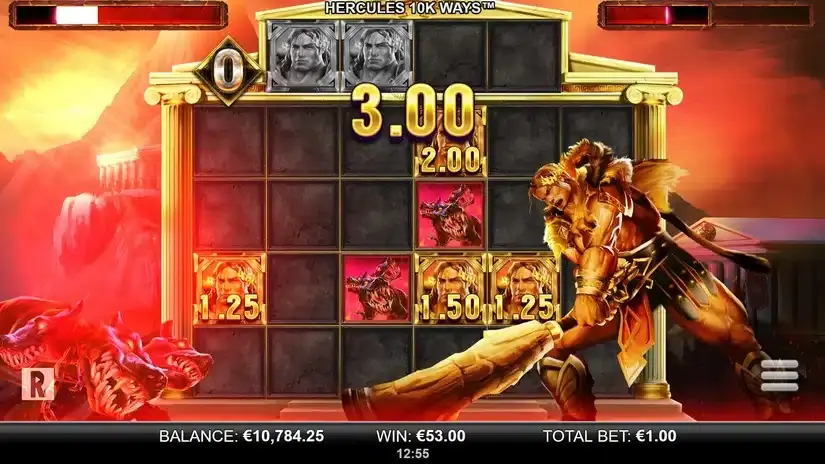 Hercules 10k Ways slot screenshot 6