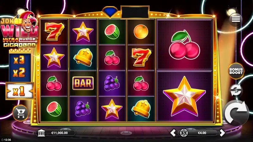 Jokrz Wild Ultranudge Gigablox slot screenshot 