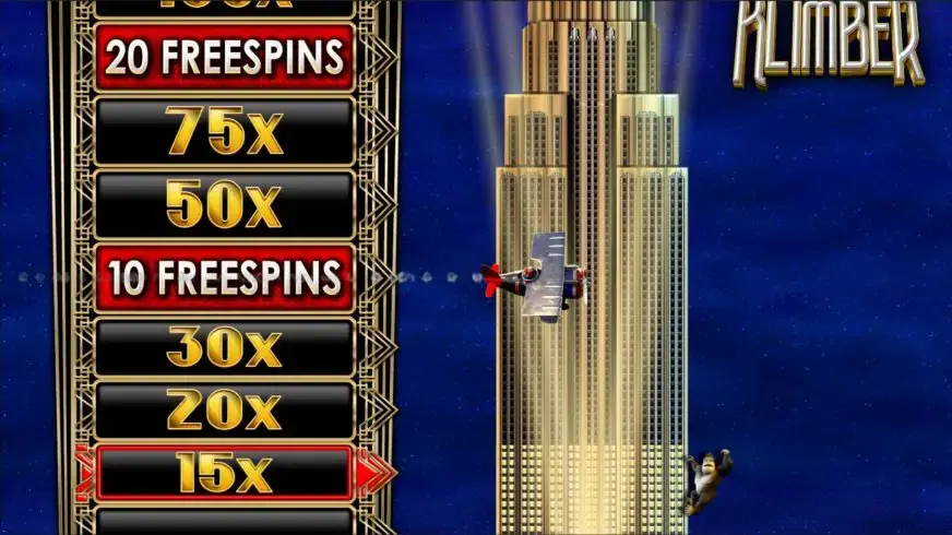 Krazy Klimber slot screenshot 4