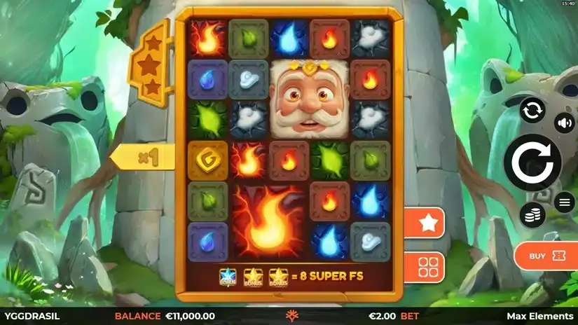 Max Elements slot screenshot 