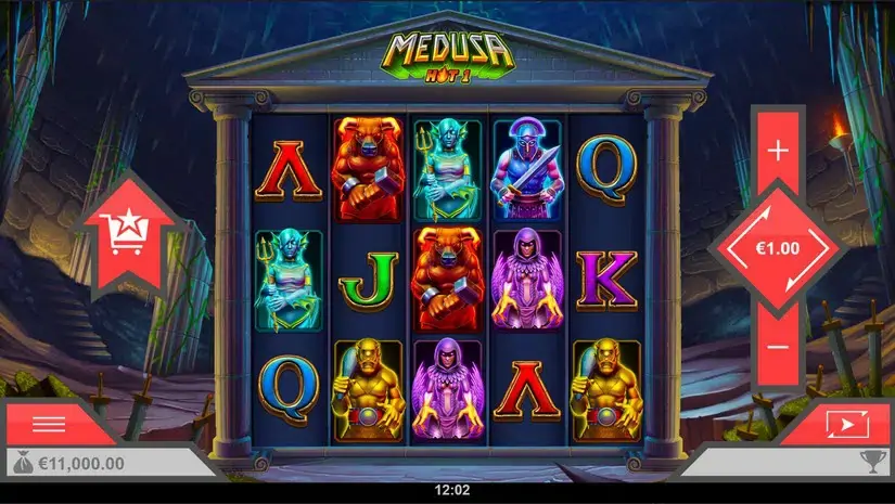 Medusa Hot 1 slot screenshot 1