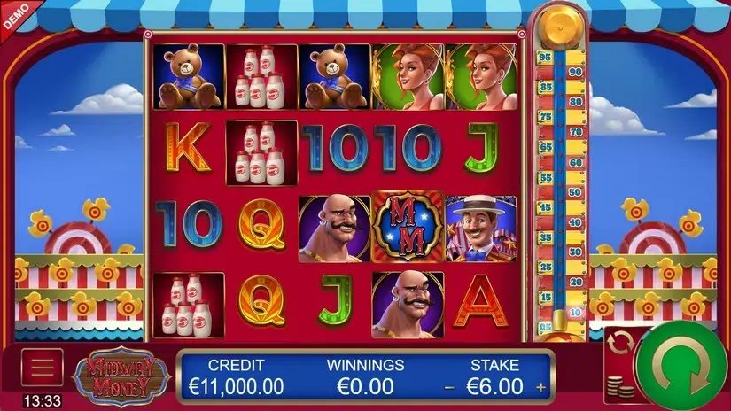 Midway Money slot screenshot 1