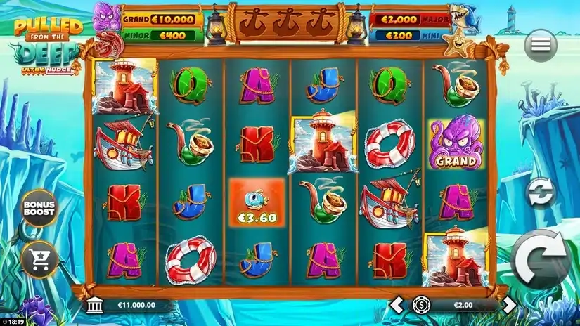 Pulled From The Deep UltraNudge slot screenshot 1
