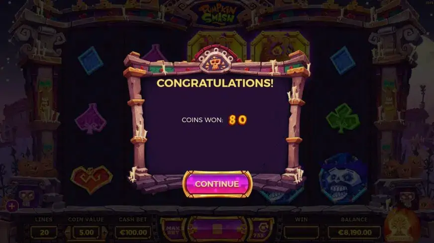 Pumpkin Smash slot screenshot 