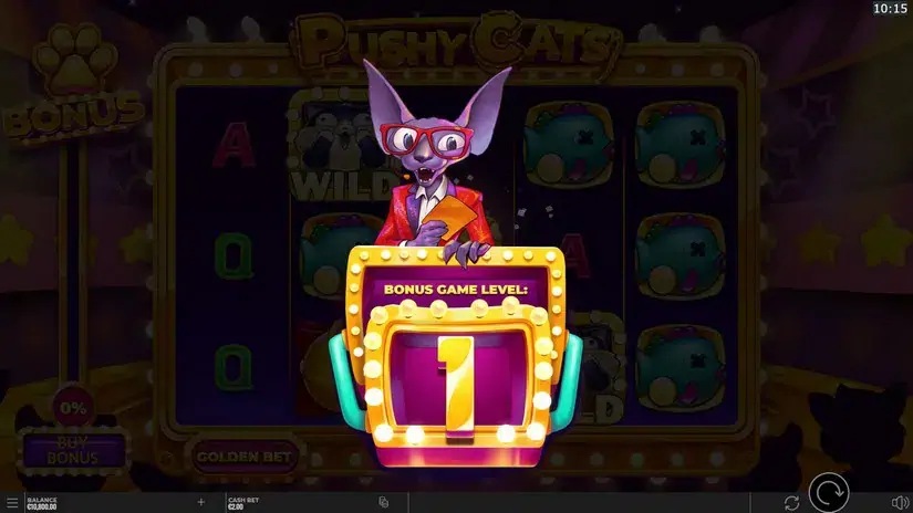 Pushy Cats slot screenshot 5