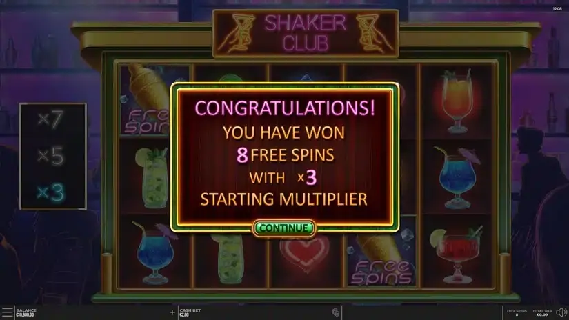 Shaker Club slot screenshot 4