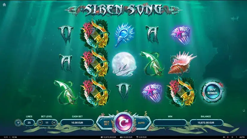 Siren Song slot screenshot 