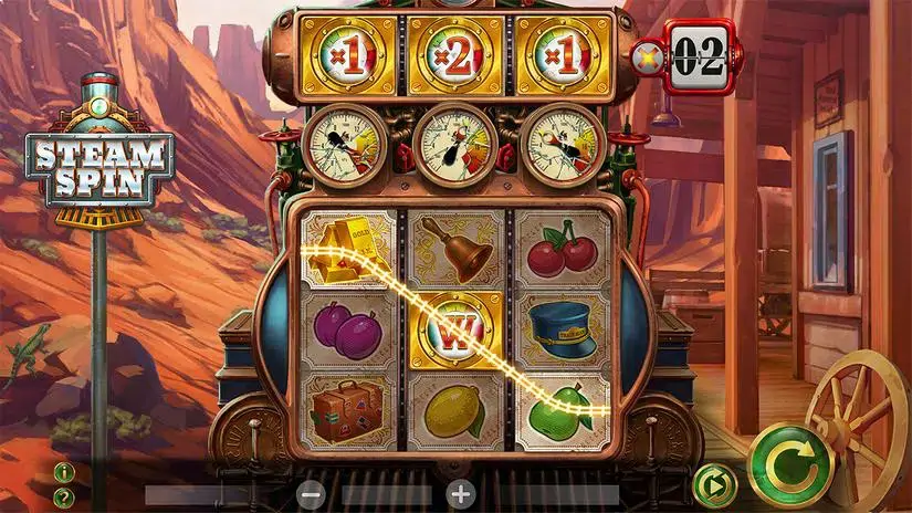 SteamSpin slot screenshot 2