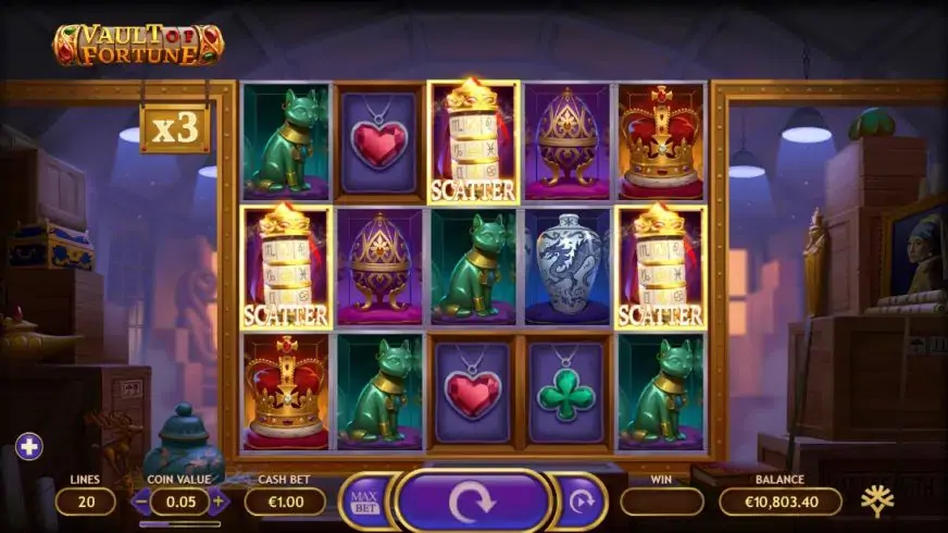 Vault of Fortune slot screenshot 4
