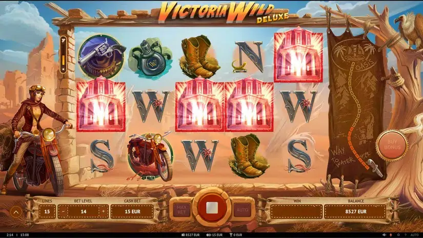 Victoria Wild Deluxe slot screenshot 4