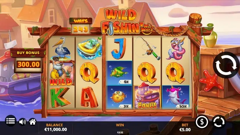 Wild Fishin Wild Ways slot screenshot 