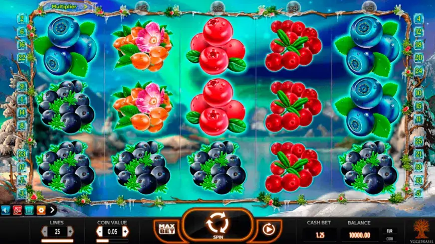 Winterberries slot screenshot 