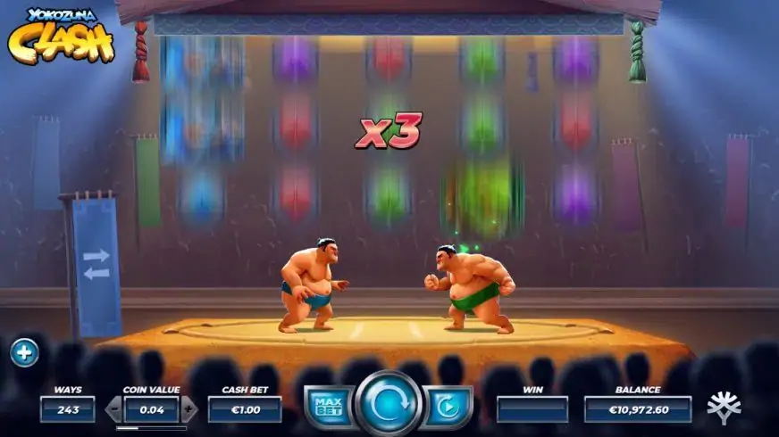 Yokozuna Clash slot screenshot 2