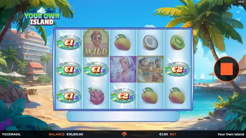 Your Own Island slot screenshot 2