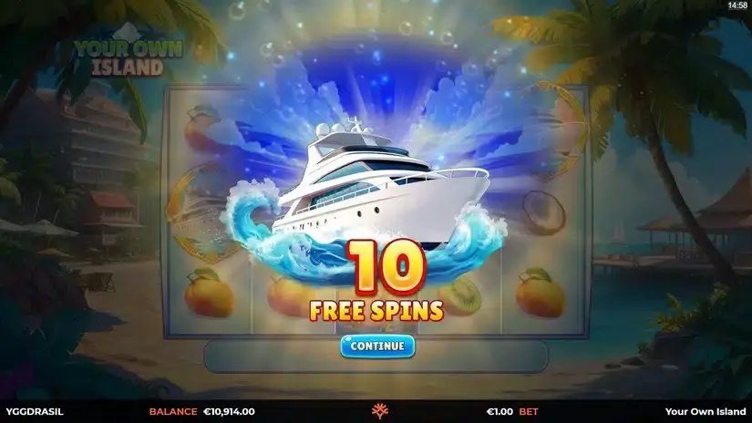 Your Own Island slot screenshot 6