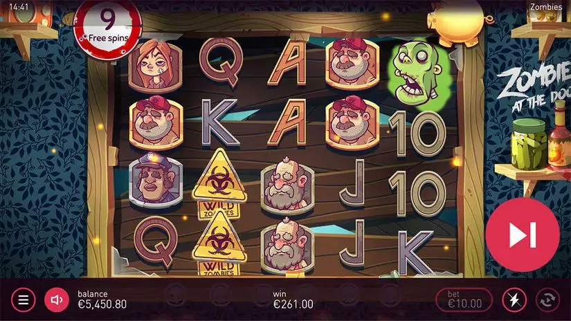 Zombies At The Door slot screenshot 3