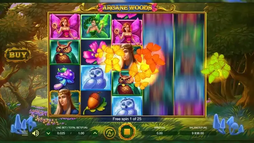 Arcane Woods slot screenshot 3