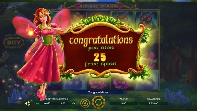 Arcane Woods slot screenshot 2