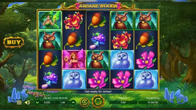 Arcane Woods slot screenshot 