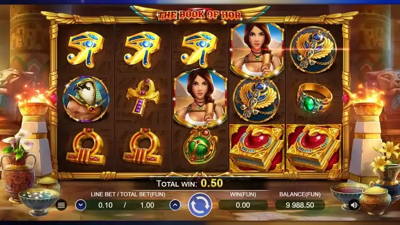 Book Of Hor slot screenshot 3