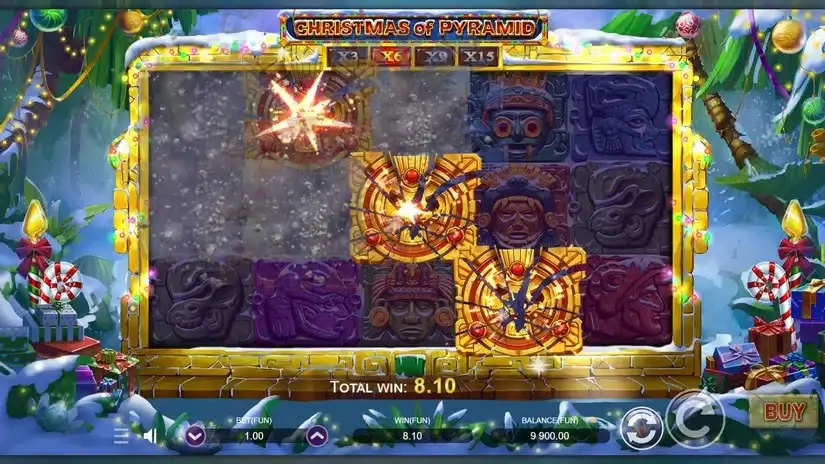 Christmas Of Pyramid slot screenshot 3