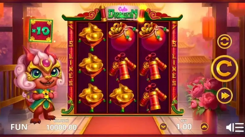 Cute Dragon slot screenshot 