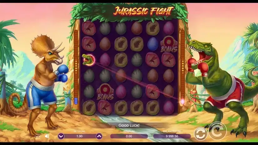 Jurassic Fight slot screenshot 2