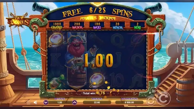 Pirate Spirit slot screenshot 5